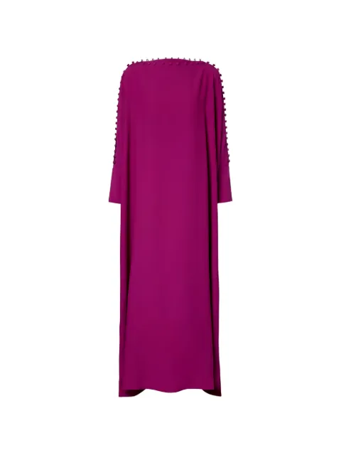 Taller Marmo Mila button-embellished maxi dress Pink TMSS2655393