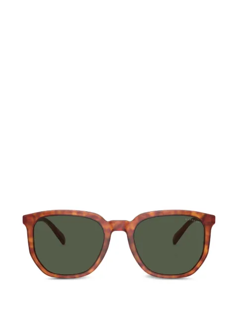 Coach tortoiseshell-effect square-frame sunglasses Brown HC8384U577482
