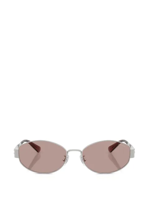Coach oval-frame sunglasses Silver HC7192D90017N
