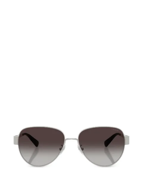 Coach pilot-frame sunglasses Silver HC718690018G