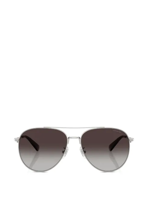 Coach pilot-frame sunglasses Silver HC7169