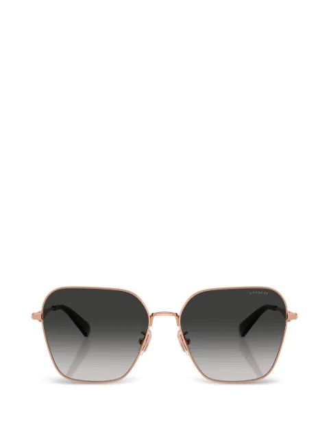 Coach geometric-frame sunglasses Pink HC7168