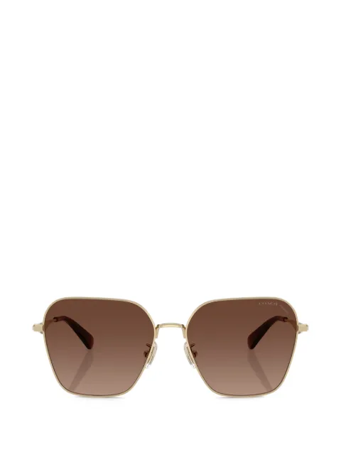 Coach geometric-frame sunglasses Gold HC7168