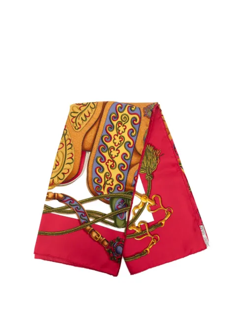Hermès Pre-Owned 20th Century Festival des Amazones Silk Scarf 90 scarves Red KOQ911W710K7KCGZ