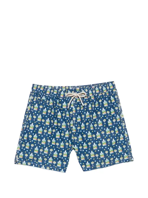 MC2 Saint Barth printed swim shorts Blue LIG0003