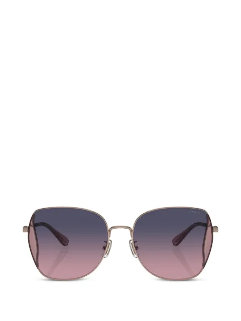 Coach gradient geometric-frame sunglasses Pink HC7158D9331I6