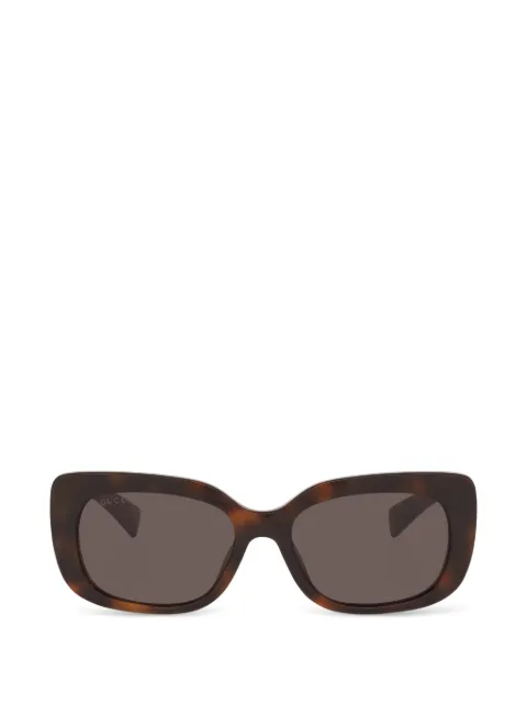 Gucci Eyewear rectangle-frame sunglasses Brown GC0026784402L1
