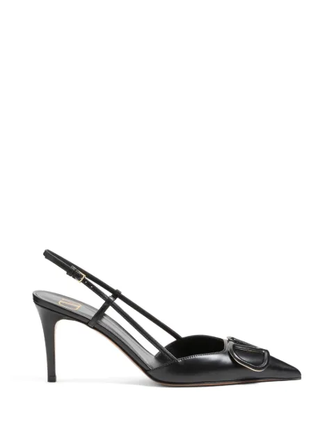 Valentino Garavani VLogo Signature leather pumps Black WS0R01SFN