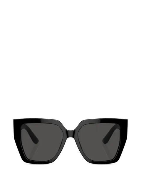 Dolce & Gabbana Eyewear DG logo square-frame sunglasses Black DG4438F50187
