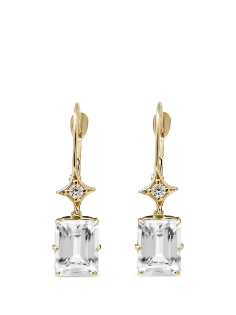 Anzie Aurora topaz drop earrings Gold J295WH