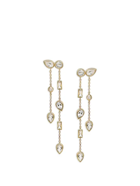 Anzie Cléo Eliana diamond and topaz earrings Gold 5079WD