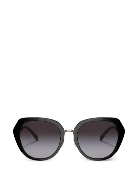 Coach geometric-frame sunglasses Black HC833
