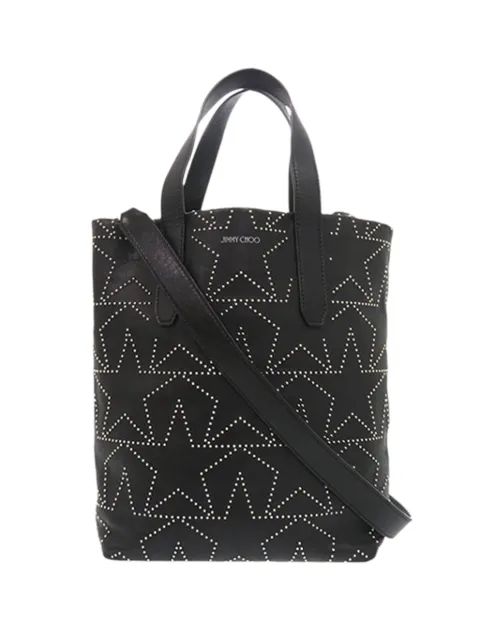 Jimmy Choo Pre-Owned 2010-2026 Leather Star Studded Sofia Tote satchel Black 4GHDT80NFHX9GNIE