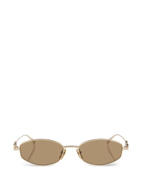 Gucci logo-arm round-frame sunglasses Gold GC0023622300D1