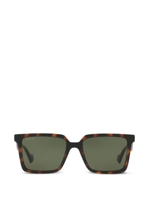Gucci Eyewear tortoiseshell-effect square-frame sunglasses Brown GC002205