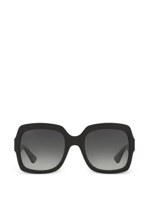 Gucci Eyewear Interlocking G rectangle-frame sunglasses Black GC001662