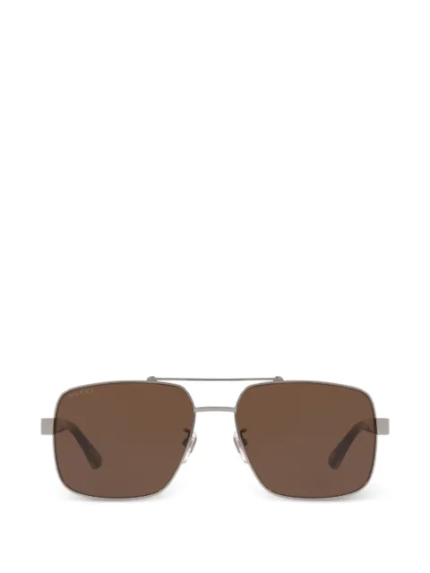 Gucci bee-detail pilot sunglasses Gold GC0012454240D1