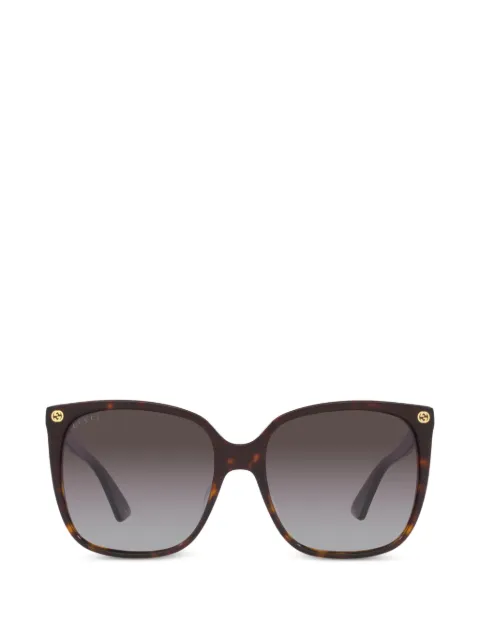 Gucci GG0022S cat-eye sunglasses Brown GC0009764402D4