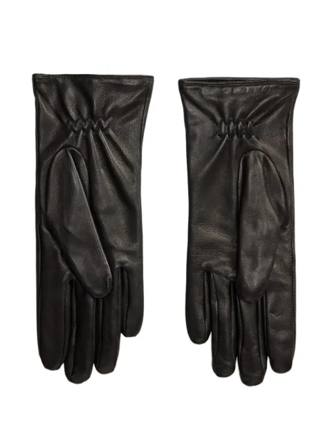 Polo Ralph Lauren stitched leather gloves Black 455P18147001