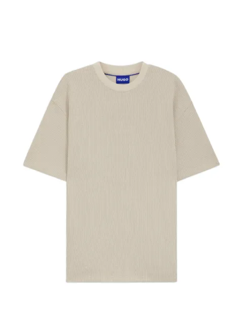 HUGO Nuwaffle short-sleeve T-shirt Neutrals 50534434