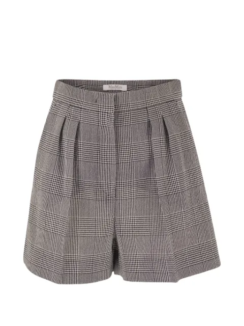 Max Mara Prince of Wales check wool shorts Blue 2621146031600