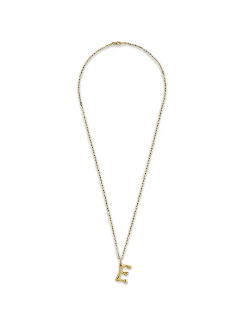 Jewels Aficionado Chai initial pendant Gold JAN63YGE