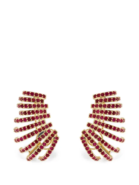 Jewels Aficionado Margaux ruby earrings Gold M2556F