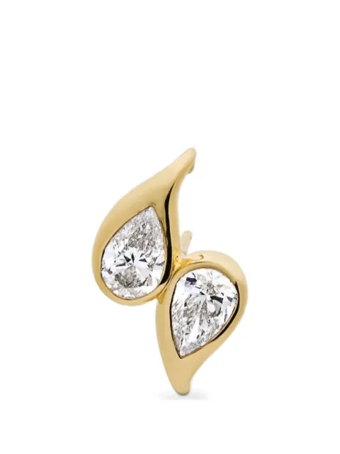 Jewels Aficionado Mika diamond ear cuff Gold JAE51LDYG093025