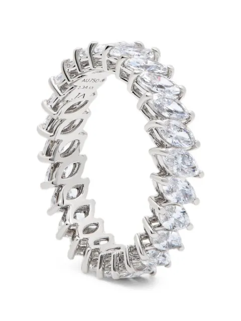 Jewels Aficionado diamond eternity band ring Silver M1734F