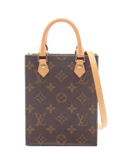 Louis Vuitton Pre-Owned 2021 Monogram Petit Sac Plat satchel Brown YL7J0MNKZNIK2AM1