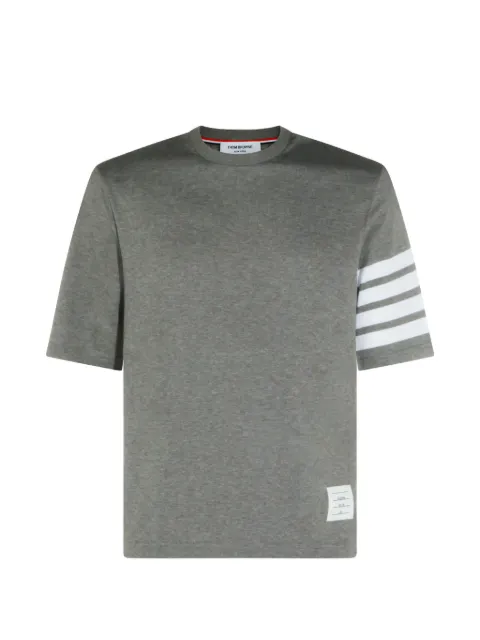 Thom Browne stripe-detail T-shirt Grey MJS168G07862055
