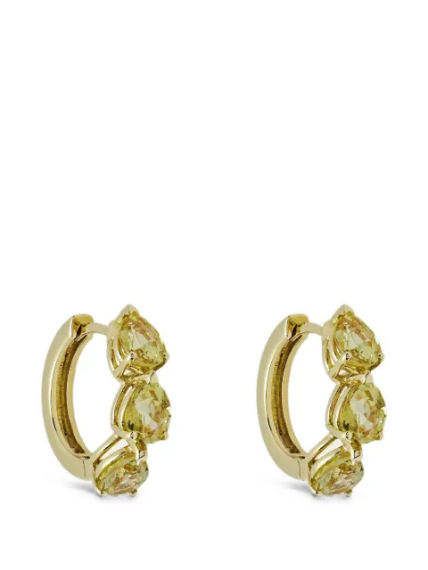 Jewels Aficionado yellow-sapphire pear-cut earrings Gold PEARSHAPEDYELLOWSAPPHIREHUGGIES