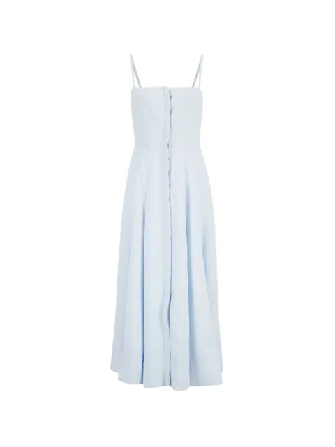 Gabriela Hearst Magritte sleeveless midi dress Blue 4264547LA003