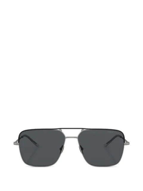 Giorgio Armani geometric-frame sunglasses Grey AR614230038