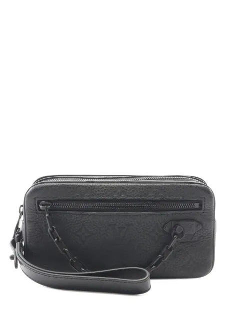 Louis Vuitton Pre-Owned 2021-2026 Monogram Taurillon Pochette Volga clutch bag Grey UCQ5DCX1ZHE3JQZP