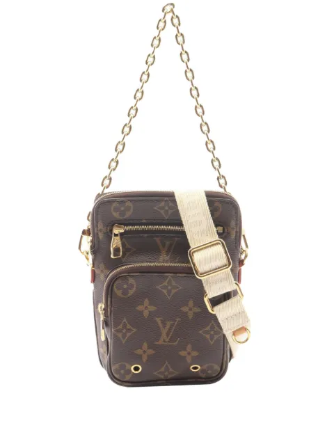 Louis Vuitton Pre-Owned 2021-2026 Monogram Utility Phone Sleeve satchel Brown HW2H3676UAI99ORS