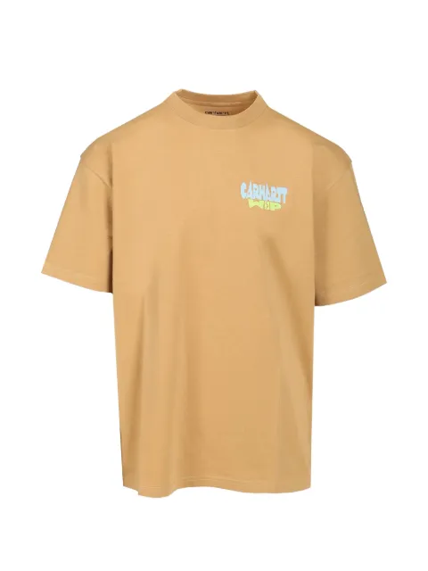 Carhartt WIP Luggage Label T-Shirt Orange I036892