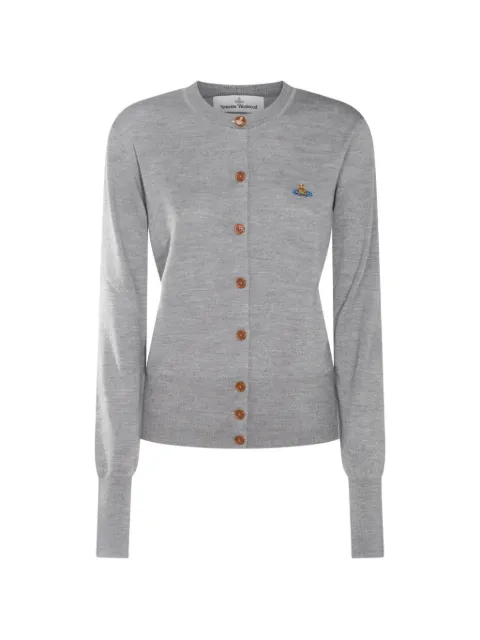 Vivienne Westwood Bea button-up cardigan Grey 1803002P