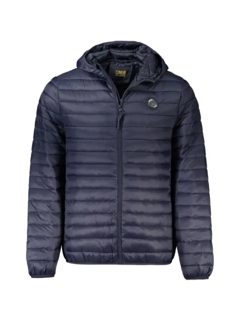 Cavalli Class quilted hooded jacket Blue 16260674US