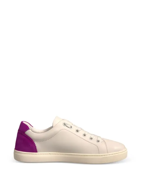 Dolce & Gabbana leather suede-panel sneakers Neutrals CK0168B5675