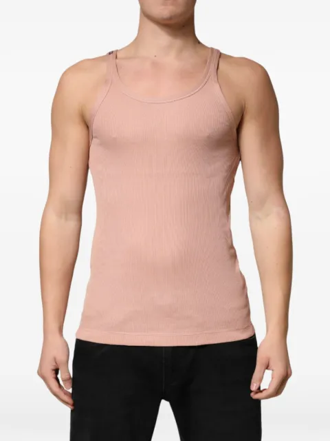 Dolce & Gabbana ribbed-knit T-shirt Pink M8E96JFUEB0