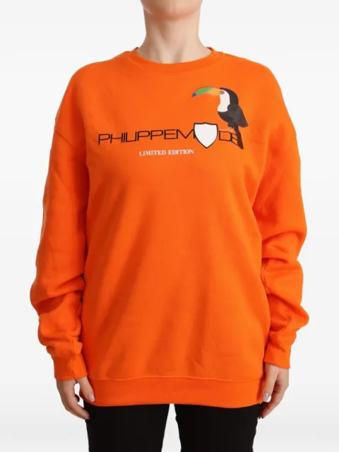 Philippe Model Paris toucan-print sweater Orange TSH7320P