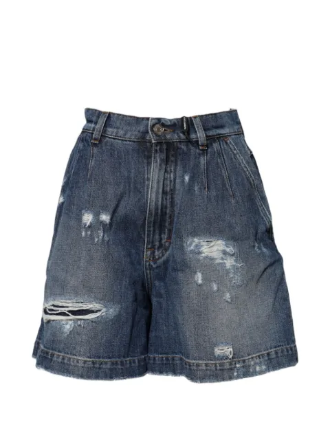 Dolce & Gabbana denim knee-length shorts Blue DOL75111