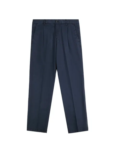 Fay pleated chino trousers Blue NTM8152185TZGL