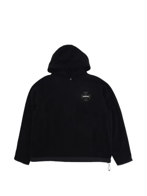 Chrome Hearts fleece plus patch hoodie Black CHRM1309