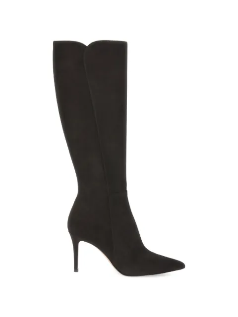 Gianvito Rossi Levy suede Knee Length boots Brown G8003185RICC45