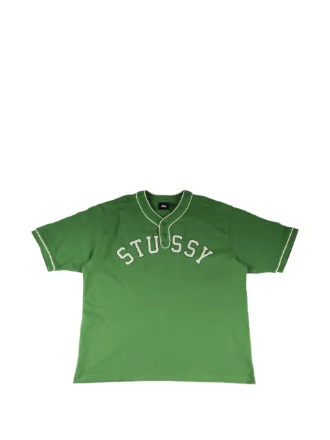 Stüssy Arch V-neck T-shirt Green STUS465