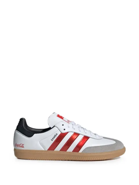 adidas x Coca-Cola Samba OG lace-up leather sneakers White KH6879
