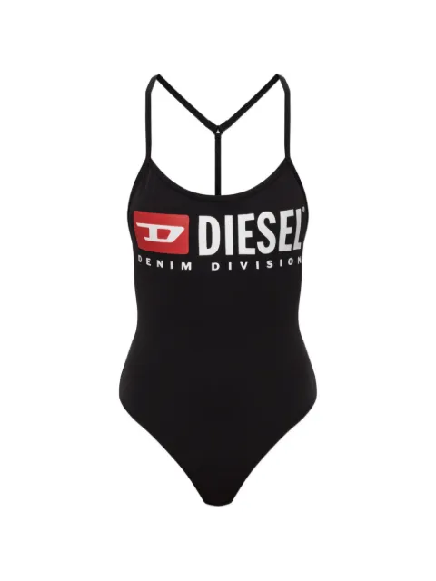 Diesel bodysuit in cotton with T-back straps Black A222790WHAV