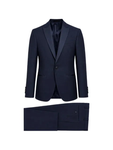 LATORRE peak-lapel single-breasted suit Blue A0C92U51083189